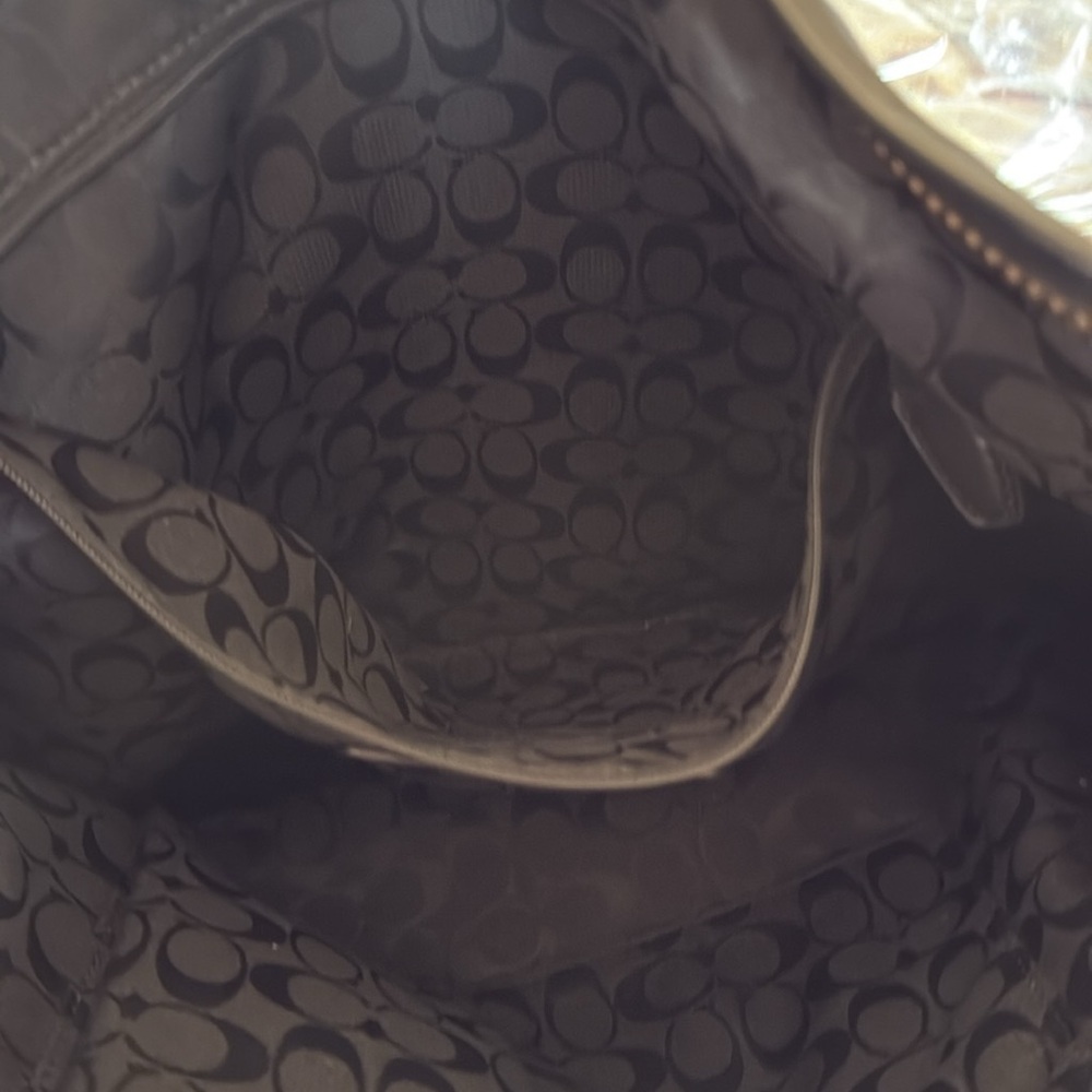 Vintage Coach Black Leather Bag - Picture 7 of 12
